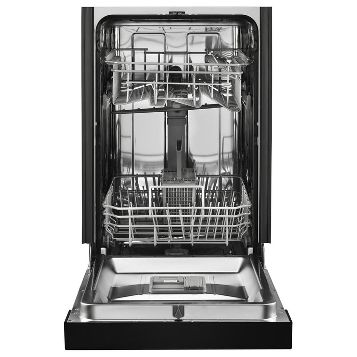 Lave-vaisselle encastré Whirlpool de 18 po et de 50 dBA avec commandes à l’avant - noir - WDPS5118PB
