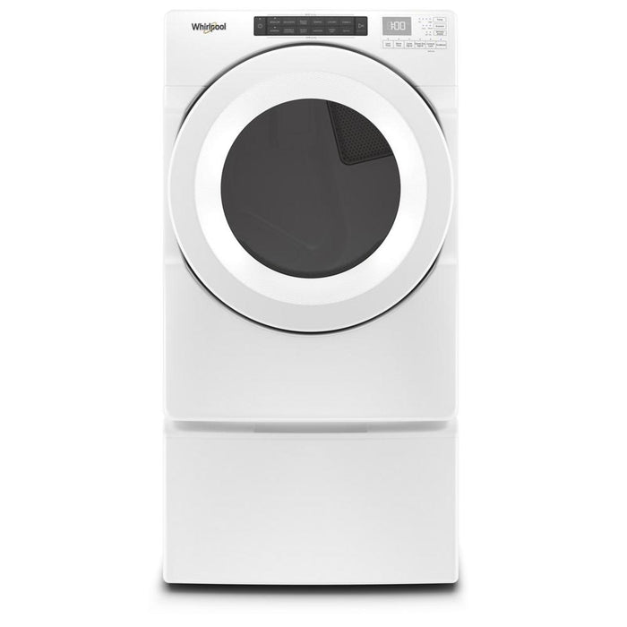 Sécheuse à gaz Whirlpool de 7,4 pi³ - blanche - superposable - WGD560LHW