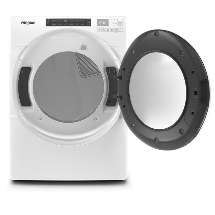 Sécheuse à gaz Whirlpool de 7,4 pi³ - blanche - superposable - WGD560LHW