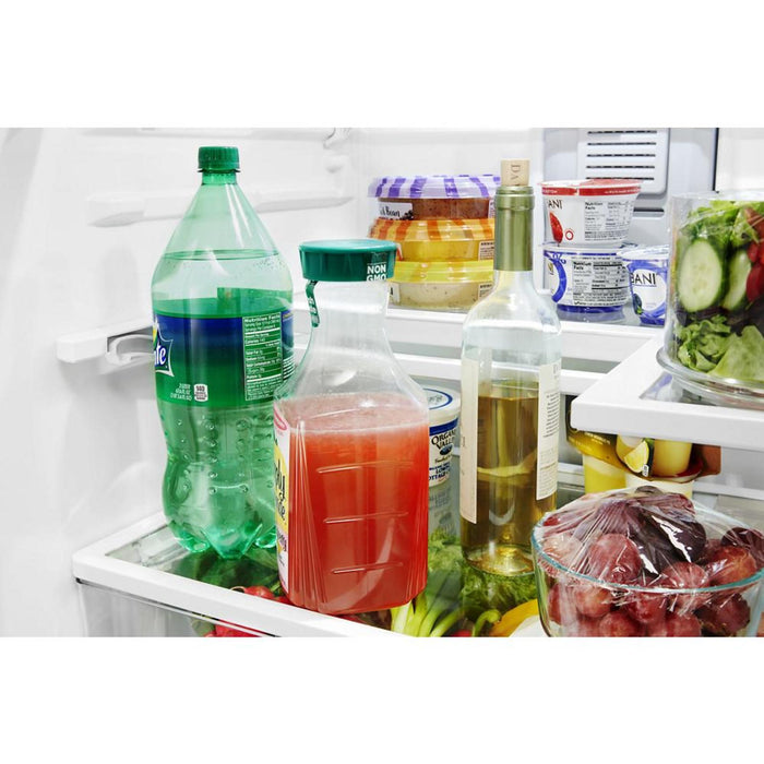 Réfrigérateur Whirlpool de 20 pi³ et de 30 po à portes françaises - acier inoxydable noir - WRF560SMHV
