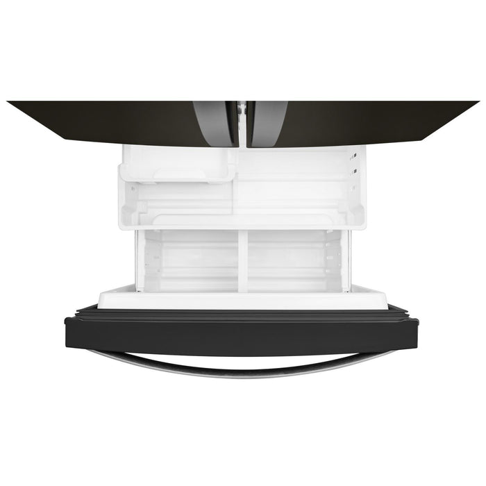 Réfrigérateur Whirlpool de 20 pi³ et de 30 po à portes françaises - acier inoxydable noir - WRF560SMHV