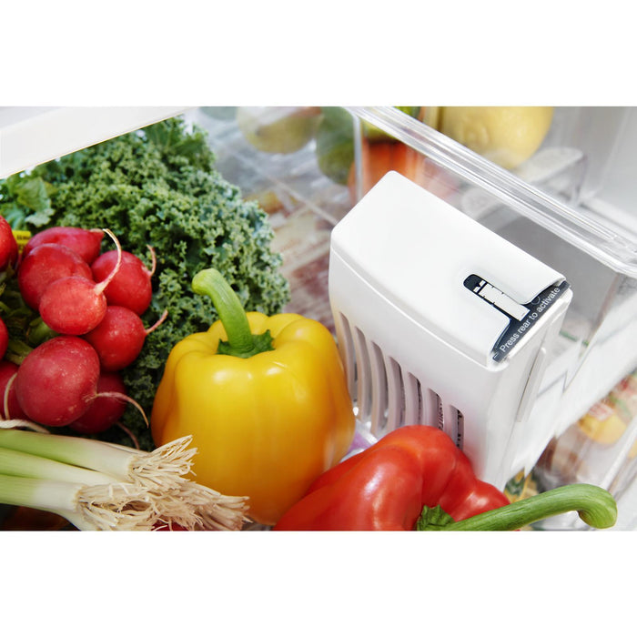 Réfrigérateur Whirlpool de 20 pi³ et de 30 po à portes françaises - acier inoxydable résistant aux traces de doigts - WRF560SMHZ