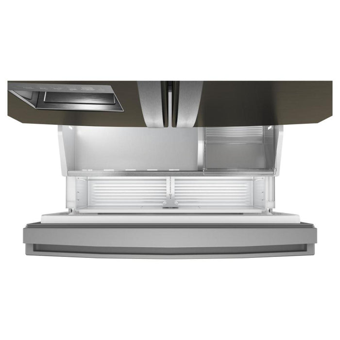 Réfrigérateur Whirlpool à portes françaises, 23,4 pi³, 36 po de largeur, profondeur de comptoir réelle – Acier inoxydable Noir – WRFC7036RV
