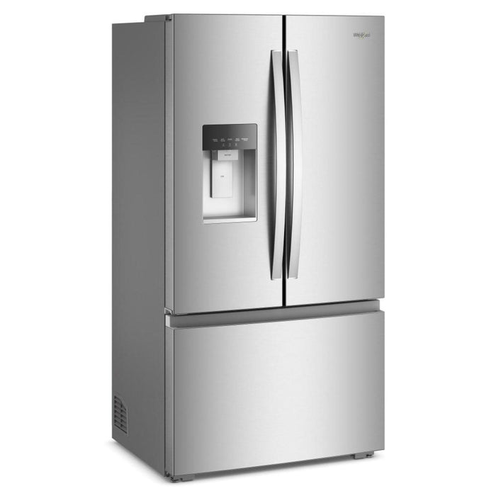 Réfrigérateur Whirlpool à portes françaises, 23,4 pi³, 36 po de largeur, profondeur de comptoir réelle – Acier inoxydable – WRFC7036RZ