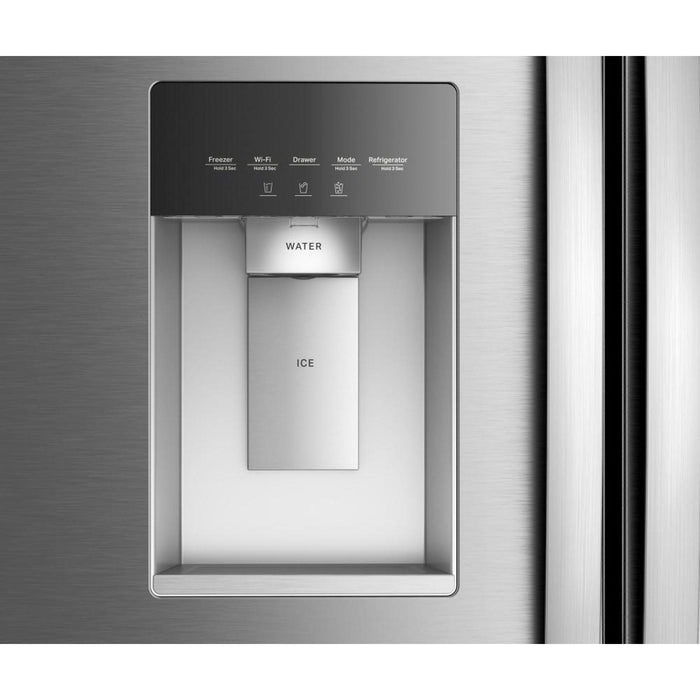 Réfrigérateur Whirlpool à portes françaises, 23,4 pi³, 36 po de largeur, profondeur de comptoir réelle – Acier inoxydable – WRFC7036RZ