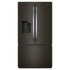 Réfrigérateur Whirlpool de 36 po et de 30 pi3 à portes françaises avec eau et glaçons - acier inoxydable noir - WRFF3536SV