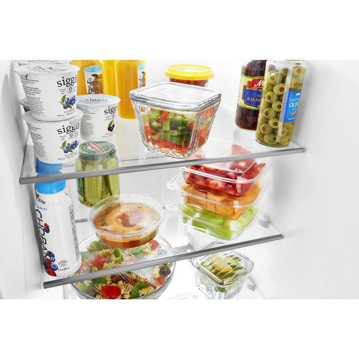 Réfrigérateur Whirlpool de 21 pi³ et de 33 po à compartiments juxtaposés - acier inoxydable noir - WRS321SDHV