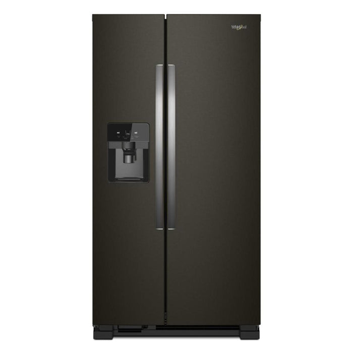 Réfrigérateur Whirlpool de 25 pi³ et de 36 po à compartiments juxtaposés - acier inoxydable noir - WRS555SIHV