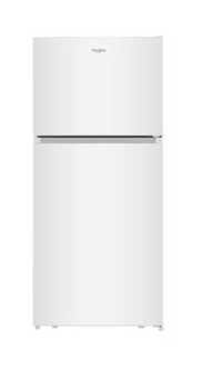  Réfrigérateur Whirlpool de 18 pi³ à congélateur supérieur - blanc - WRTX4418TW