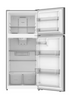 Whirlpool 18 Cu. Ft. Top Freezer Refrigerator – Stainless Steel - WRTX6418TZ | Réfrigérateur Whirlpool de 18 pi³ avec congélateur supérieur – Acier inoxydable résistant aux traces de doigts – WRTX6418TZ