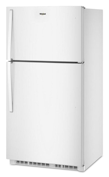 Réfrigérateur Whirlpool de 21 pi³ et de 32,8 po à congélateur supérieur - blanc - WRTX7421TW