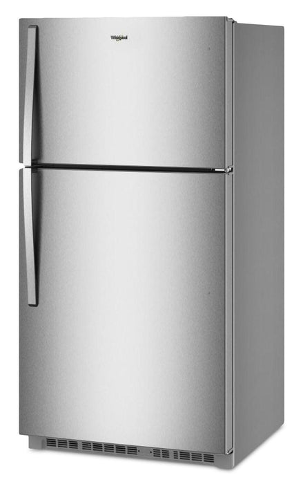 Réfrigérateur Whirlpool de 21 pi³ et de 32,8 po à congélateur supérieur - acier inoxydable résistant aux traces de doigts - WRTX7421TZ
