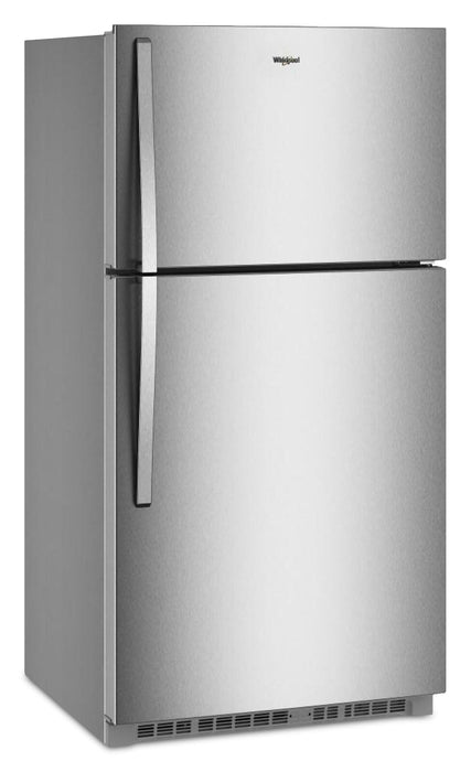 Réfrigérateur Whirlpool de 21 pi³ et de 32,8 po à congélateur supérieur - acier inoxydable résistant aux traces de doigts - WRTX7421TZ