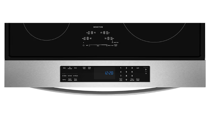 Cuisinière à induction encastrée Whirlpool de 30 po avec technologie de convection véritable - acier inoxydable - WSIS5030TZ