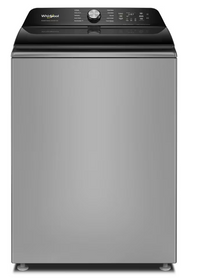  Laveuse intelligente Whirlpool à chargement par le haut de 6,1 pi3 avec agitateur amovible - argenté radieux - WTW8507TR