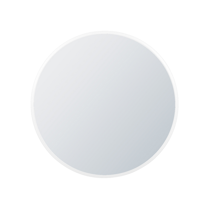 Miroir rond Arcus 24 po x 24 po fabriqué à la main - banc