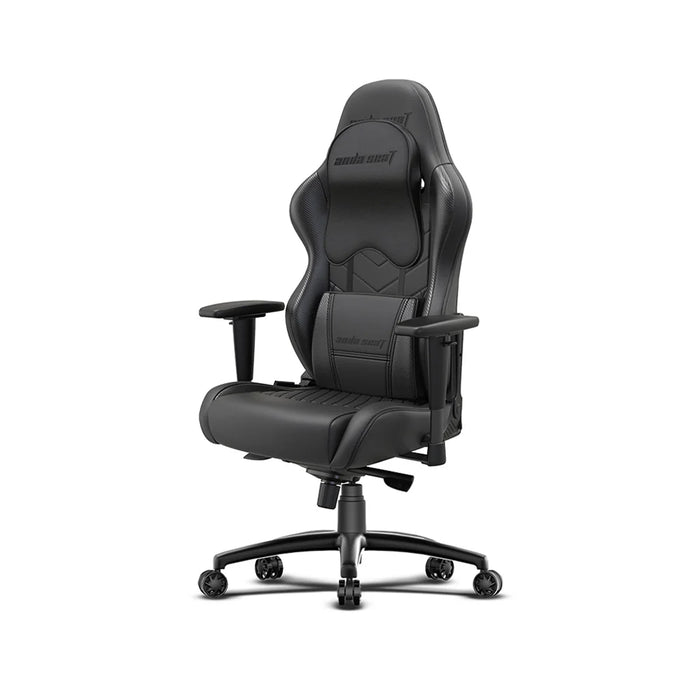 Fauteuil de jeu de qualité supérieure Dark Wizard de Anda Seat en cuir véritable – noir