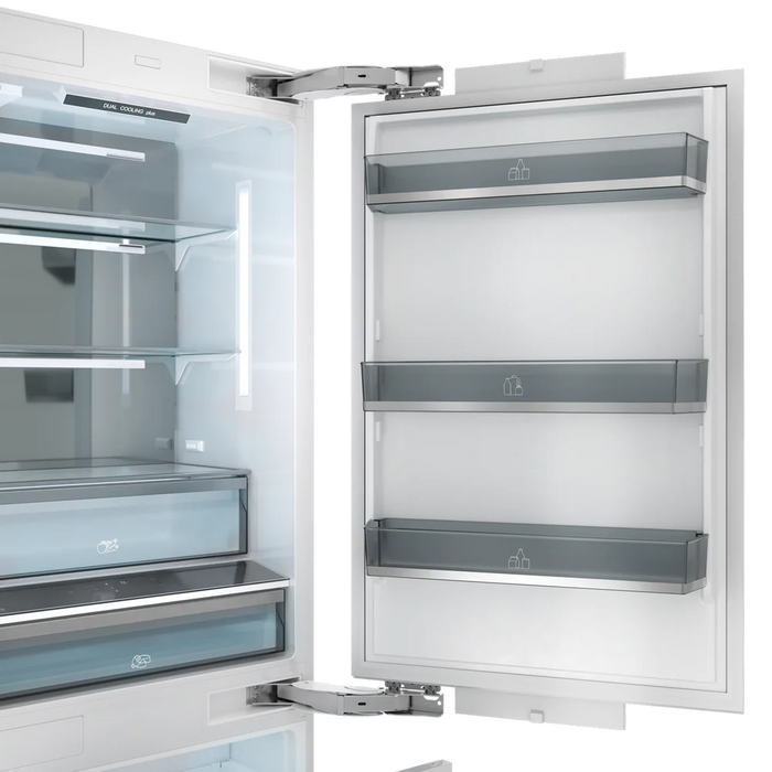 Réfrigérateur encastré Thor Kitchen de 30 po à congélateur inférieur et à panneau personnalisable - XRF3016BBP
