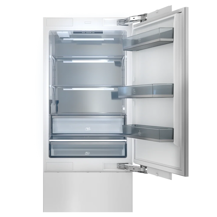 Réfrigérateur encastré Thor Kitchen de 30 po à congélateur inférieur et à panneau personnalisable - XRF3016BBP