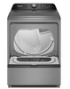Whirlpool 7.5 Cu. Ft. Smart Electric Top Load Dryer with AI Dry – Radiant Silver - YWED8509TR | Sécheuse électrique intelligente Whirlpool à chargement par le haut de 7,5 pi3 avec  séchage avec IA - argenté radieux - YWED8509TR