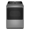 Whirlpool 7.5 Cu. Ft. Smart Electric Top Load Dryer with AI Dry – Radiant Silver - YWED8509TR | Sécheuse électrique intelligente Whirlpool à chargement par le haut de 7,5 pi3 avec  séchage avec IA - argenté radieux - YWED8509TR