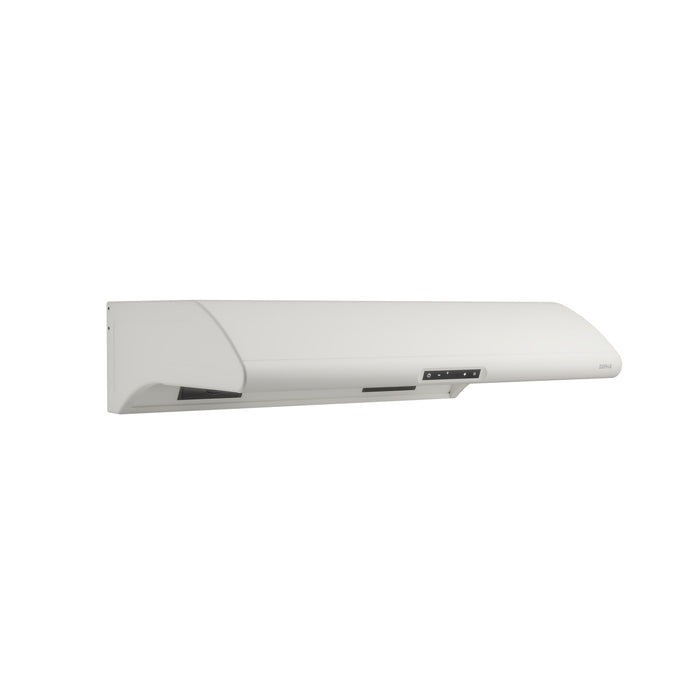 Hotte de cuisinière sous l’armoire Typhoon de Zephyr de 36 po - blanc mat - AK2136CW