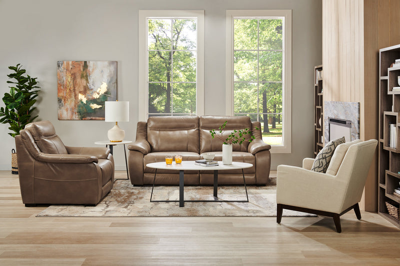 Fauteuil d’appoint Adel de 28,5 po en tissu d’apparence lin avec base en bois - beige