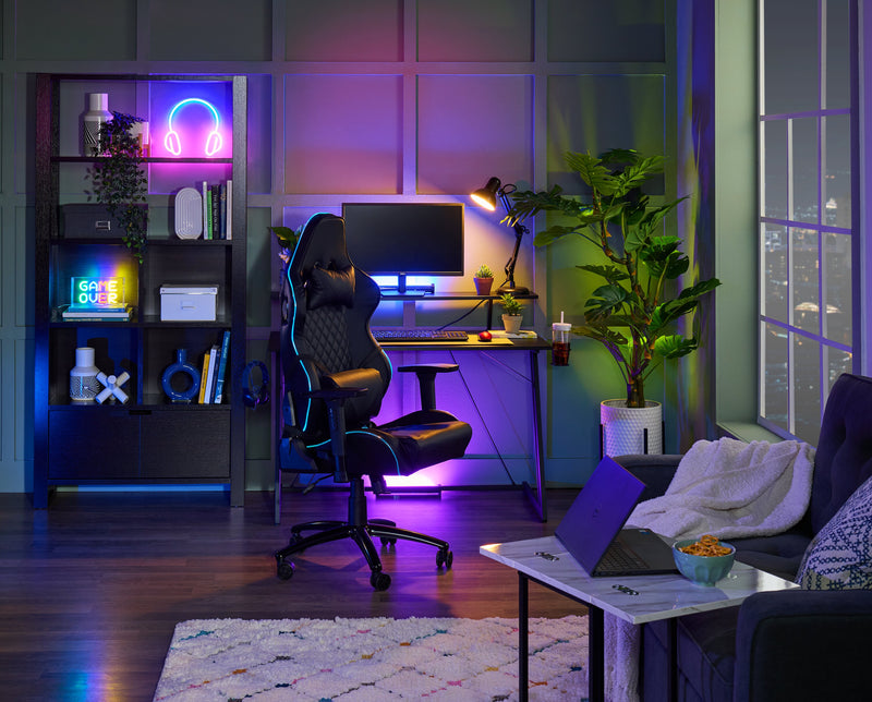 Lampe de travail et de bureau Adrian de 24 po noire