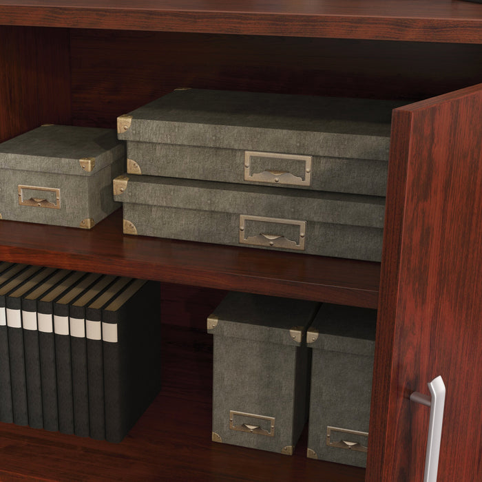 Armoire de rangement Affirm de 35,43 po de qualité commerciale - cerisier classique