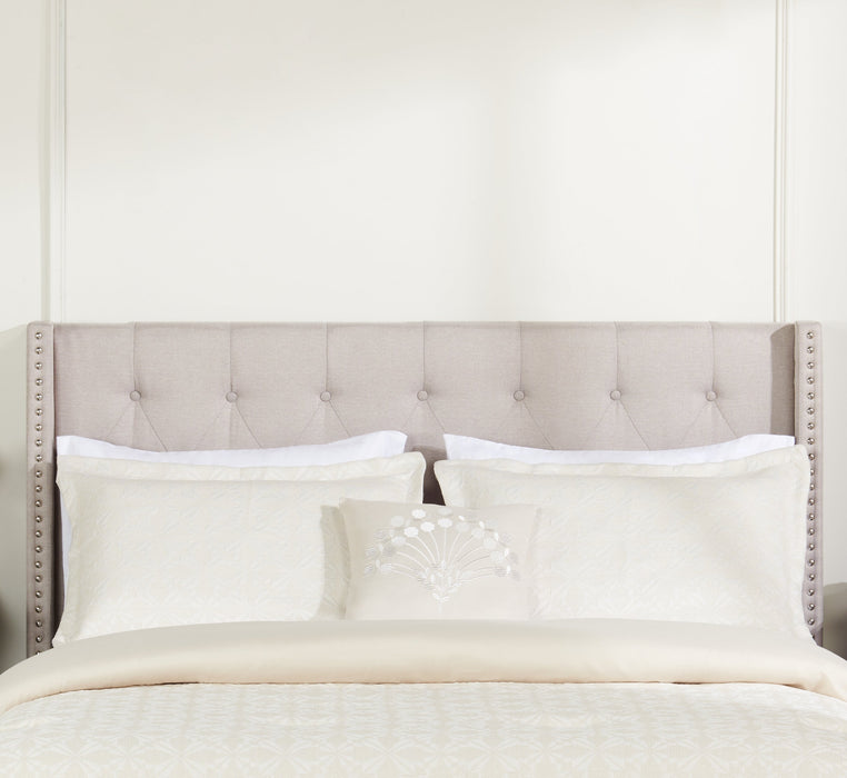 Ensemble d’édredon Argentina 4 pièces pour lit double ou grand lit - blanc