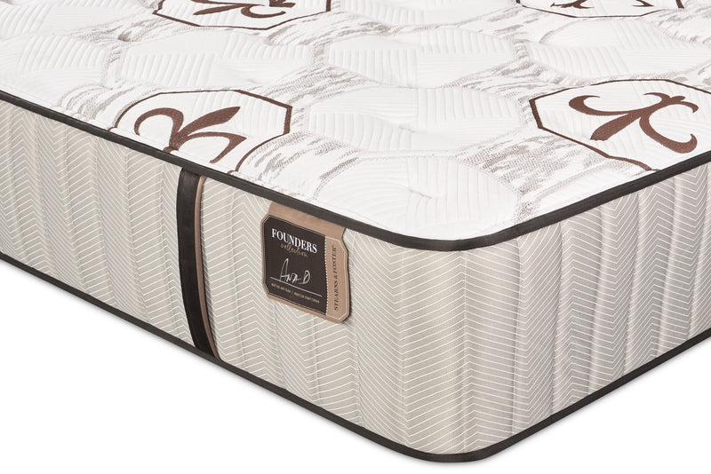 Matelas ferme luxueux à plateau régulier Allianz de Stearns & Foster pour lit simple très long