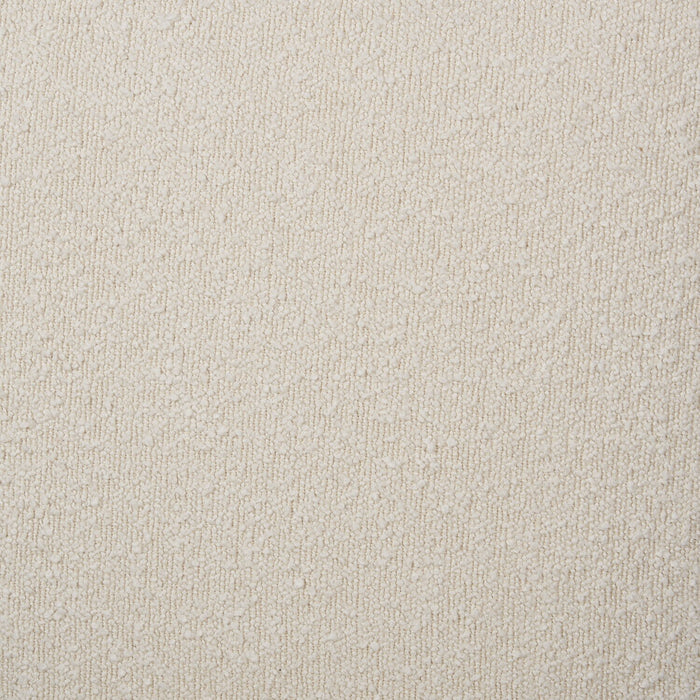 Chaise de salle à manger Alma en tissu bouclé - anthracite noir et blanche