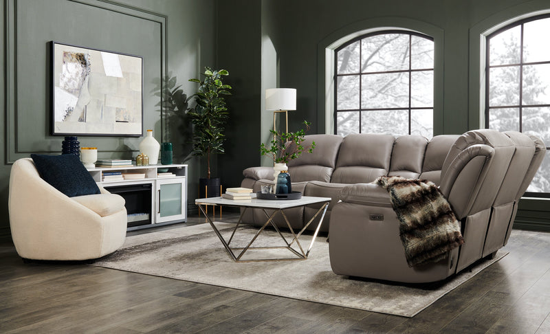 Table à café carrée moderne Amanda de 31,5 po - dessus en marbre blanc avec base en métal chromé