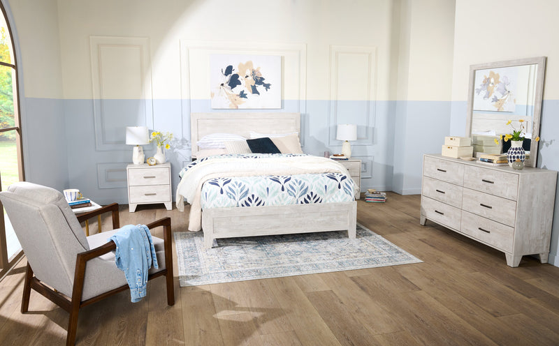 Ensemble d’édredon Rhodes 3 pièces pour lit double ou grand lit - blanc