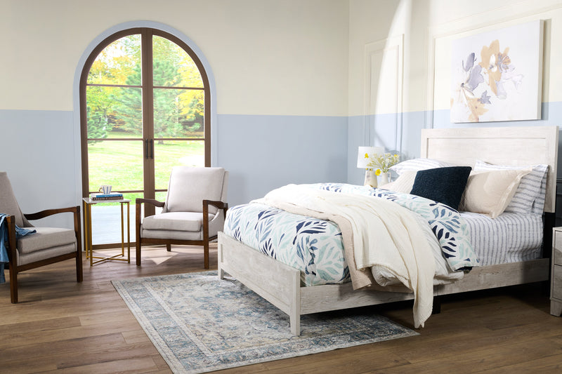 Ensemble d’édredon Rhodes 3 pièces pour lit double ou grand lit - blanc