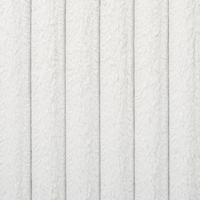 Lit plateforme rembourré Aria en tissu gris capitonné - format grand lit