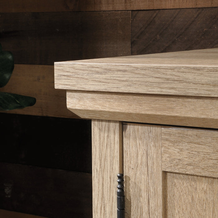 Grand bahut de bureau Aspen Post de 65,12 po de qualité commerciale - chêne clair