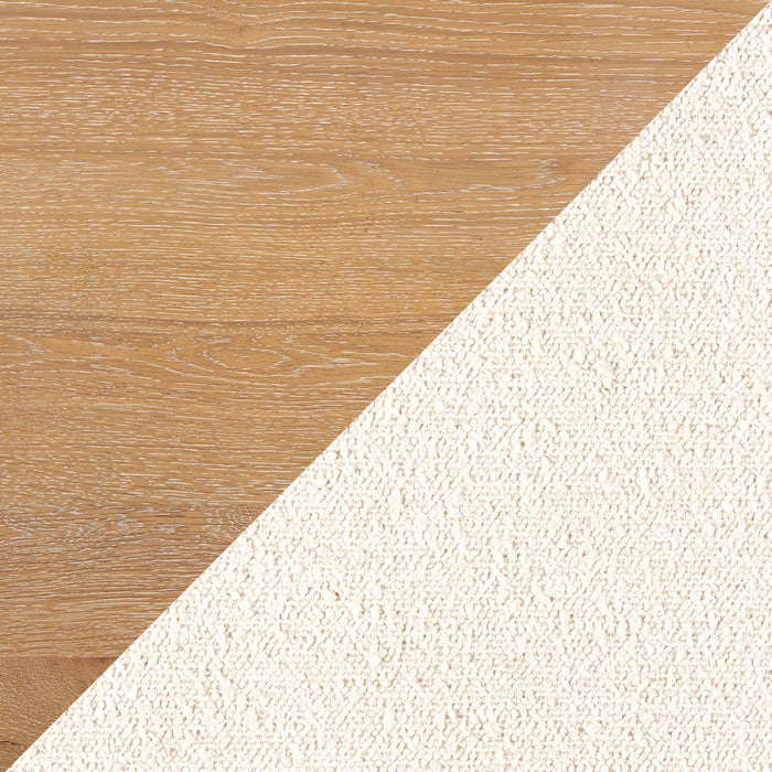 Banc de salle à manger Aspen de 64,25 po (L) avec siège en tissu - naturel