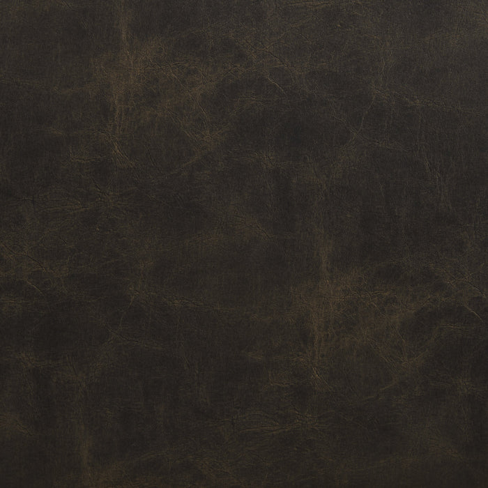 Chaise de salle à manger Avis en tissu de cuir végétalien et en métal - noire