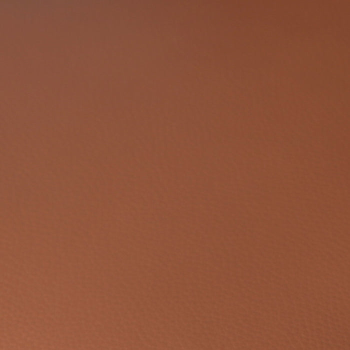 Fauteuil d’appoint à inclinaison par poussée Aydin de 27,5 po en cuir véritable avec accoudoirs et pattes en bois - orange chameau