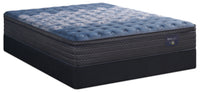 Ensemble matelas semi-ferme à Euro-plateau Back Logic 1.1 de Serta pour lit simple
