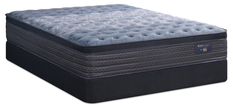 Ensemble matelas ferme à Euro-plateau Back Logic 2.0 de Serta pour lit double