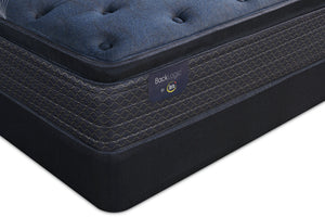 Ensemble matelas moelleux à Euro-plateau Back Logic 3.0 de Serta pour très grand lit
