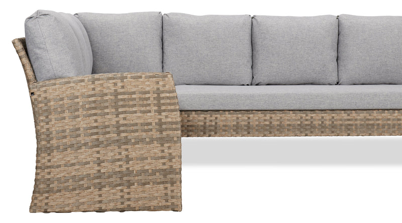 Sofa sectionnel Bergen 2 pièces pour la terrasse