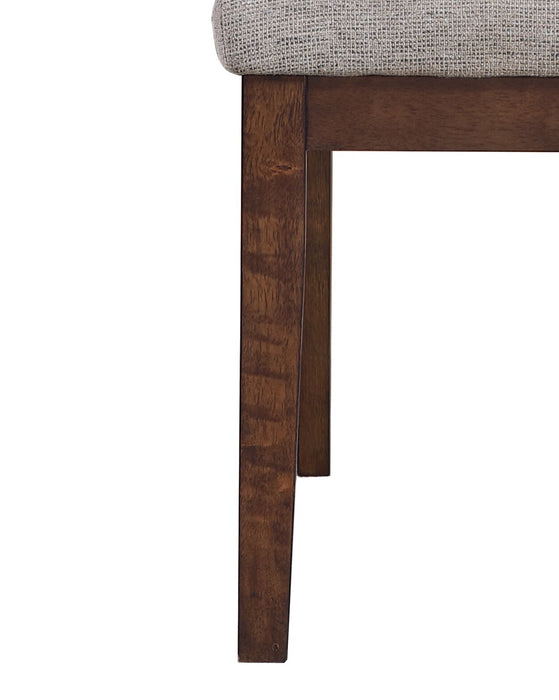 Chaise de salle à manger Boden en tissu de polyester - beige et brune