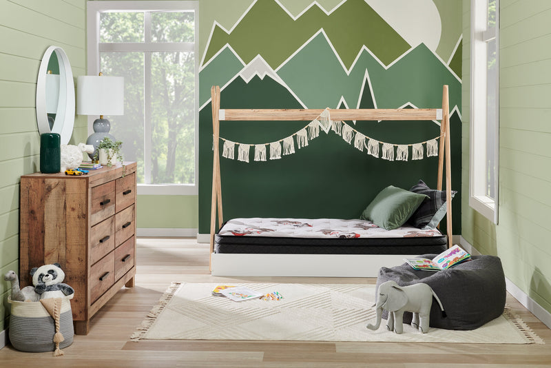 Matelas semi-ferme à Euro-plateau Brickley pour lit simple