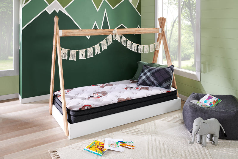 Matelas semi-ferme à Euro-plateau Brickley pour lit simple