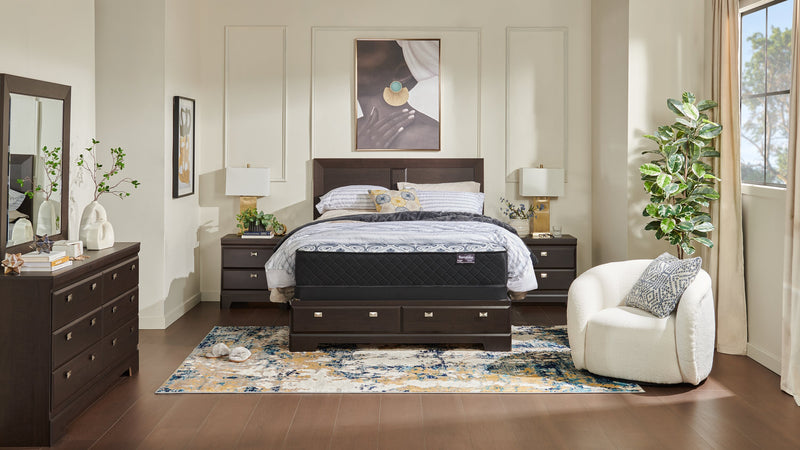 Matelas semi-ferme à plateau régulier Barcelona de Springwall pour grand lit