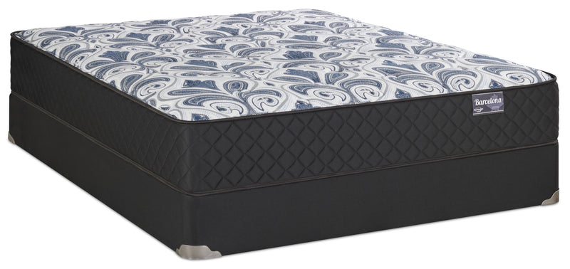 Ensemble matelas semi-ferme à plateau régulier Barcelona de Springwall pour grand lit