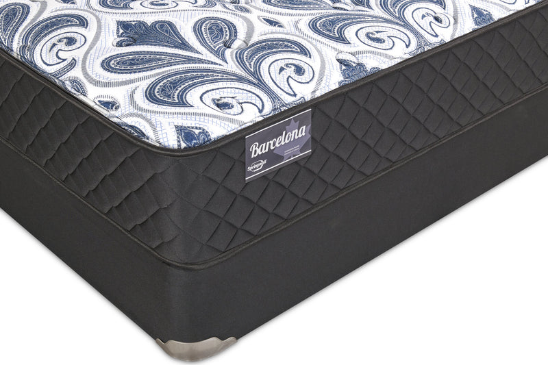 Ensemble matelas semi-ferme à plateau régulier Barcelona de Springwall pour grand lit